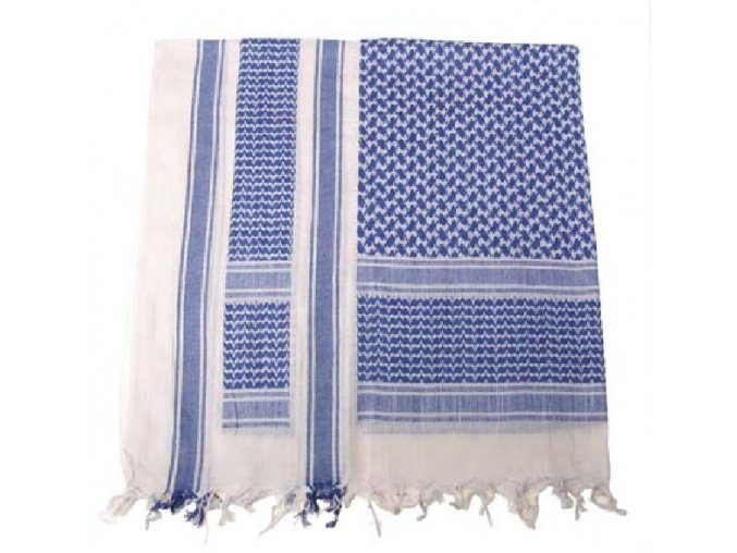 Šátek Palestina - Modro-Bílá