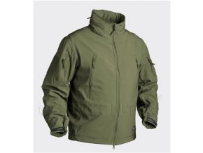 Bunda nepromokavá - GUNFIGHTER - Soft shell - Oliv, Helikon