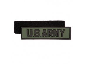 Nášivka U.S. ARMY, Velcro - 3D PVC - Oliv