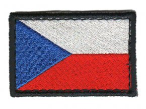 Vlaječka Česká, VELCRO - 40x30mm