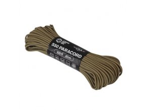 Padáková šňůra - PARACORD 550 Lbs - Coyote