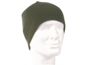 Pletená čepice BEANIE - Oliv