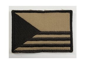 Vlaječka Česká, Desert VELCRO - 78x53mm