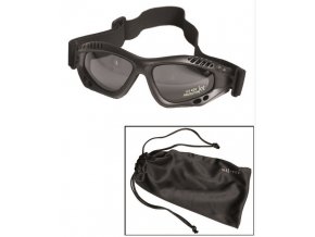 Brýle taktické - Commando - Černá - kouřové