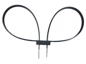 Pouta plastová jednorázová - Černá - 1 KS