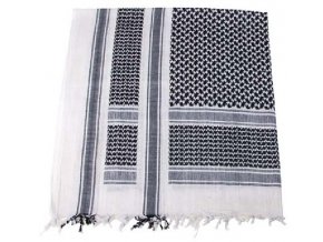 Šátek Palestina - Černo-Bílý