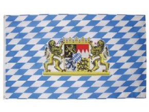 Vlajka - Bavorsko se lvem