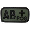 Krevní skupina : AB+ POZITIV - oliv/černá