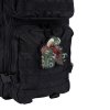 Molle panel se suchým zipem - SMALL - Černá