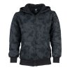Dětská mikina s kapucí - Dark Camo