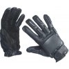 Kožené rukavice s ochranou - Černá