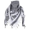 Šátek Palestina - Černo-Bílý