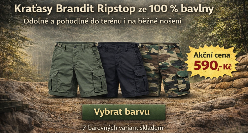 Kraťasy Brandit Ripstop 100% bavlna