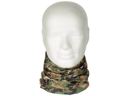 Multifunkční šátek - tunel Digital woodland