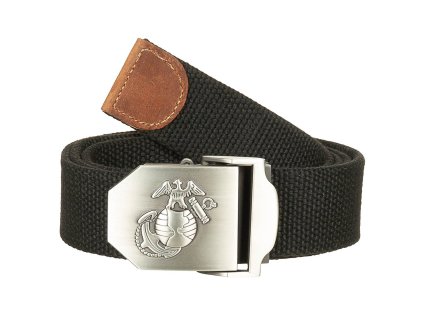 Pásek USMC černý 4cm