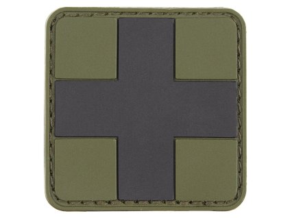 Nášivka FIRST AID oliv-černá 3D