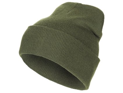 Čepice kulich 100% vlna olive