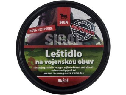 Leštidlo na obuv hnědé 100g