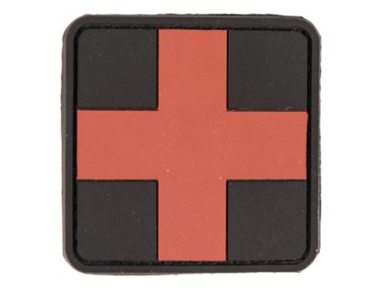 PATCH 3D FIRST AID černá
