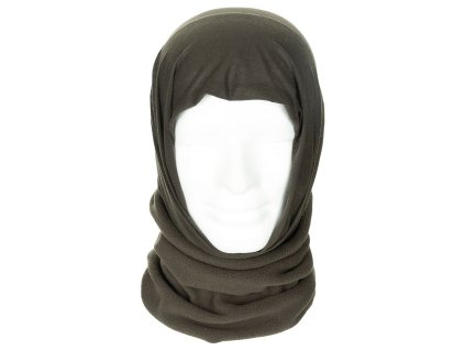 Šála - tunel FLEECE olive