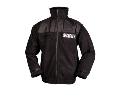 Bunda SECURITY fleece černá