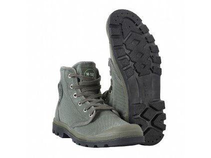 Boty SNEAKERS "TRAMPKI" Olive