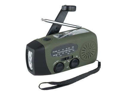 Fosco Emergency Crank Radio - PŘEDOBJEDNÁVKA