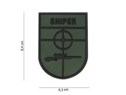 Nášivka 3D PVC SNIPER