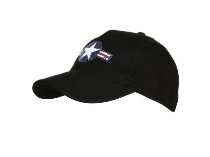 Čepice Baseball cap USAF WWII černá