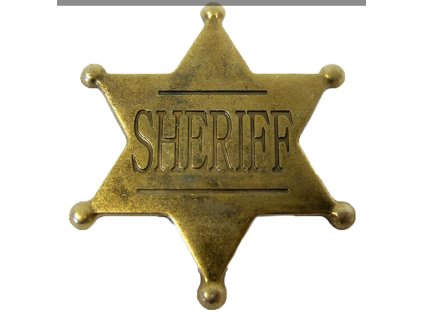 Šerifská hvězda - odznak