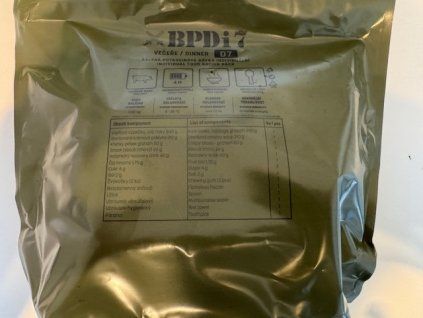 BDPi7 balíček potravin ARMY