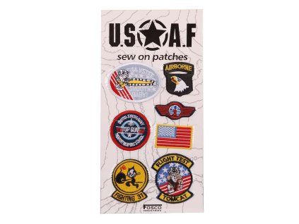 Nášivky USAF - card PATCH