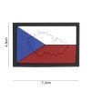 Nášivka 3D PVC Czech Replublic
