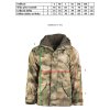 Bunda ECWS FG CAMO s vložkou fleece Gore