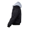 Bunda MA1 Hooded Bomber černá