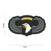 Nášivka 3D PVC 101st Airborne silver wings