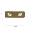 Nášivka Laser Cut patch Cat Eyes coyote