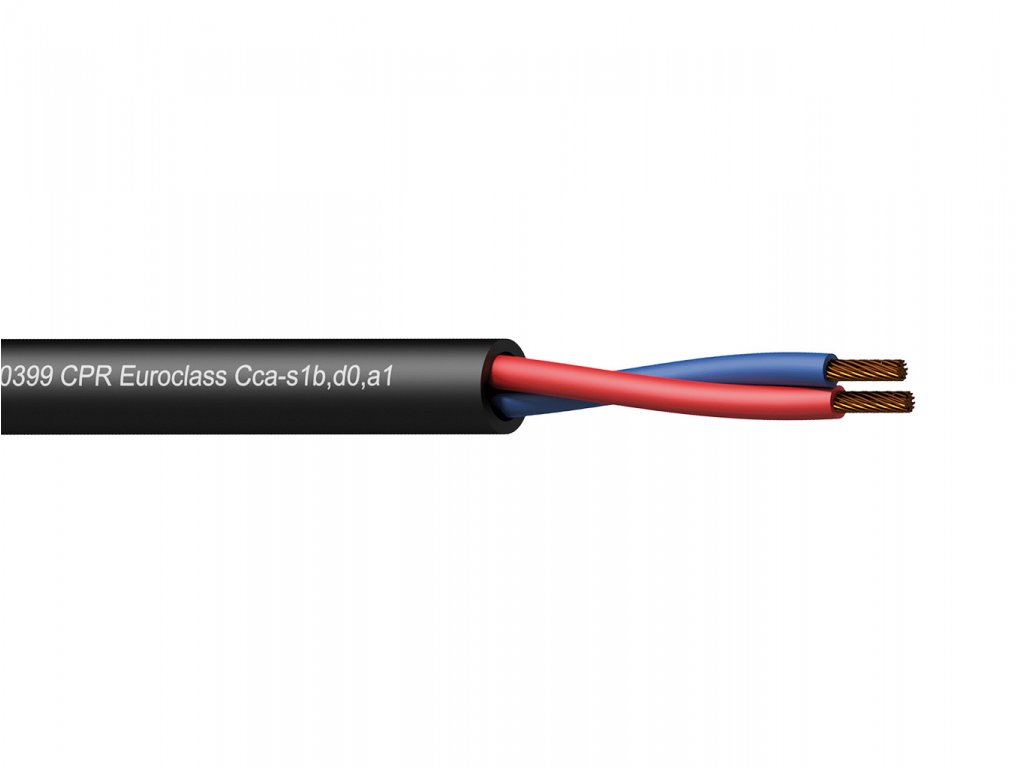 CLS215-CCA/1 Reproduktorový kabel 2x1,5 mm² 100m PROCAB 