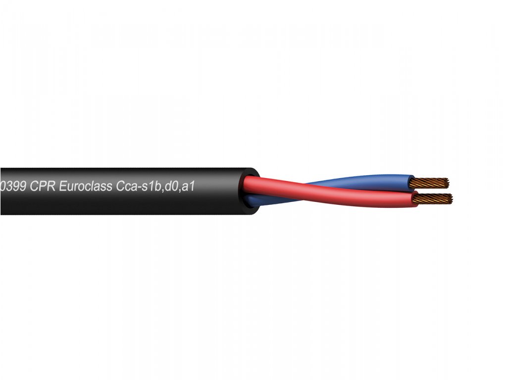 CLS215-CCA/1 Reproduktorový kabel 2x1,5 mm² 100m PROCAB