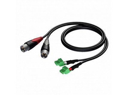 CLA834/1.5 Propojovací kabel s koncovkami AUDAC