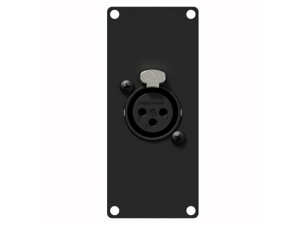 CASY121/B Konektorový modul s XLR(F) černý CAYMON