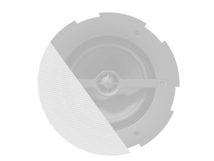 GLI06/OW Krycí mřížka pro CALI6 bílá AUDAC