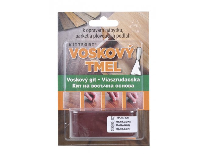 Voskovy tmel blistr mahagon v2017