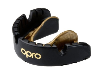 opro gold bracers black