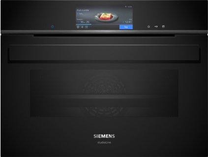 547 iq700 vestavna kompaktni kombinovana trouba siemens studioline 60 x 45 cm cerna cs958gcb1