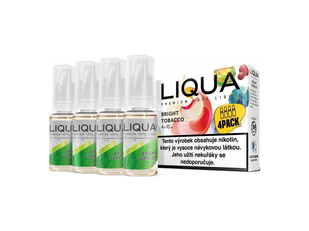 Liquid LIQUA CZ Elements 4Pack Bright tobacco 4x10ml-6mg (čistá tabáková příchuť)