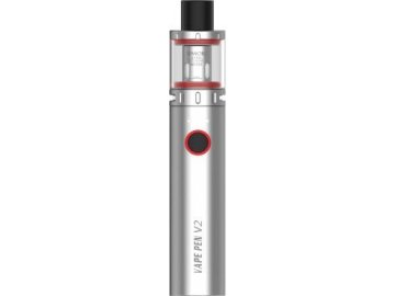 Smok Vape Pen V2 elektronická cigareta 1600mAh Stříbrná