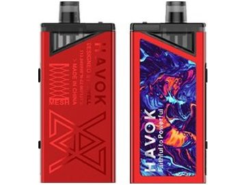 uwell havok v1 pod 65w grip full kit 1800mah red