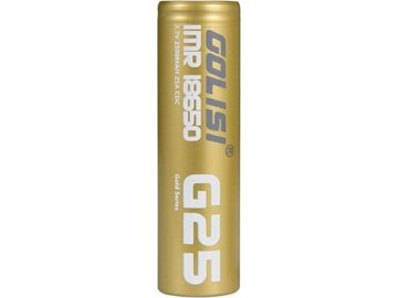 19609 golisi g25 baterie typ 18650 2500mah 20a