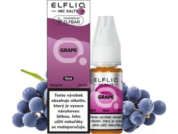 Liquid ELFLIQ Nic SALT Grape 10ml - 10mg